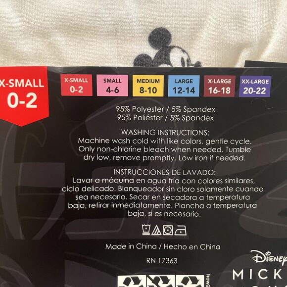 Disney Mickey Mouse NWT Women's Pajama Set XS - Picture 4 of 4